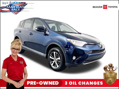 Galactic Aqua Mica 2018 Toyota RAV4 XLE