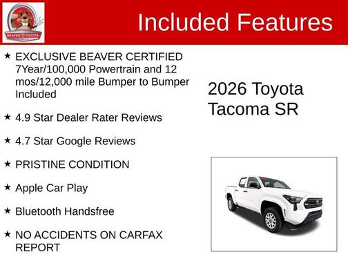 2026 Toyota Tacoma SR