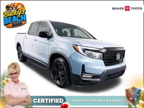 Sonic Gray Pearl 2023 Honda Ridgeline Black