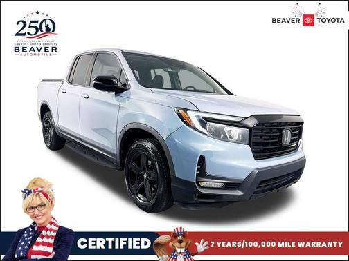 Sonic Gray Pearl 2023 Honda Ridgeline Black