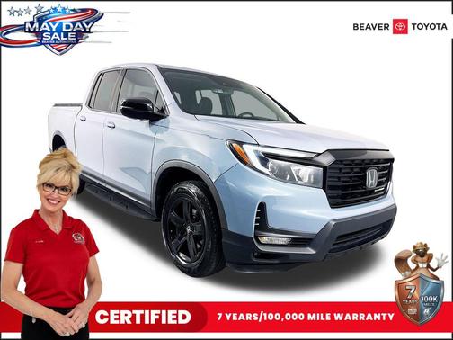 Sonic Gray Pearl 2023 Honda Ridgeline Black