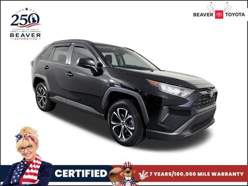 Midnight Black Metallic 2021 Toyota RAV4 LE