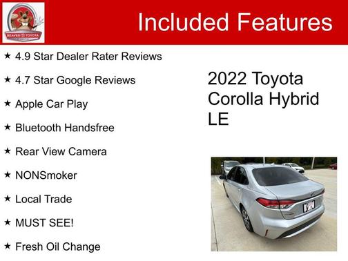 2022 Toyota Corolla Hybrid SE