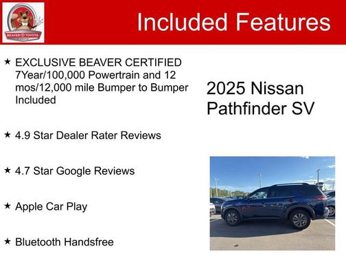 2025 Nissan Pathfinder SV FWD