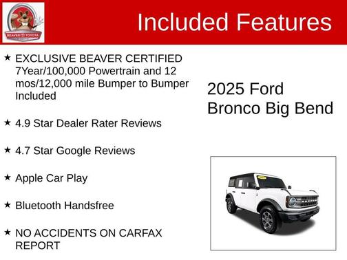 2025 Ford Bronco Big Bend