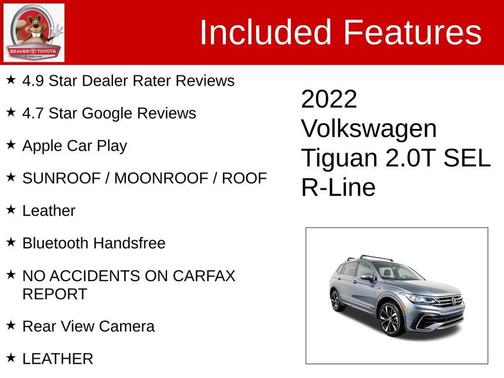 2022 Volkswagen Tiguan 2.0T SEL R-Line 4MOTION