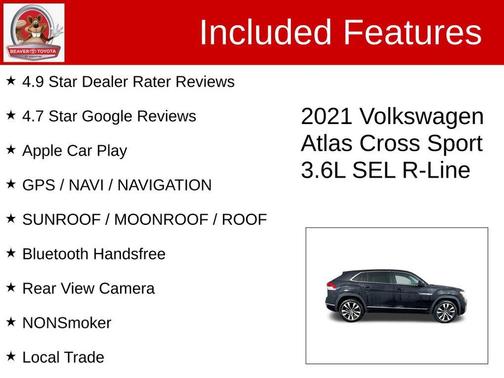 2021 Volkswagen Atlas Cross Sport 3.6L V6 SEL R-Line