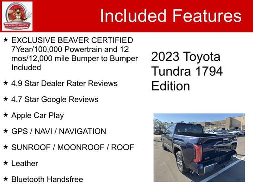 2023 Toyota Tundra 1794 Edition