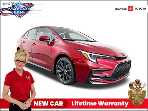 Ruby Flare Pearl 2026 Toyota Corolla SE