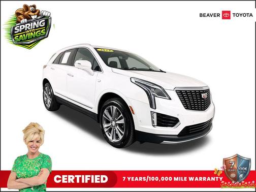 Crystal White Tricoat 2024 Cadillac XT5 Premium Luxury