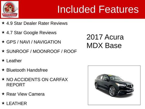 2017 Acura MDX 3.5L w/Advance Package