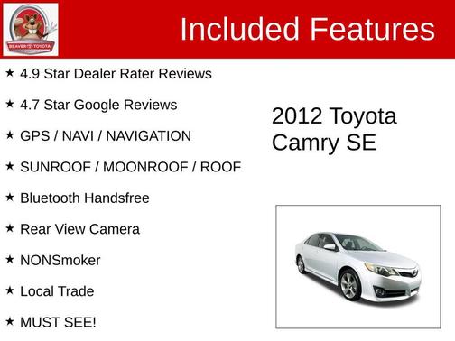 2012 Toyota Camry SE