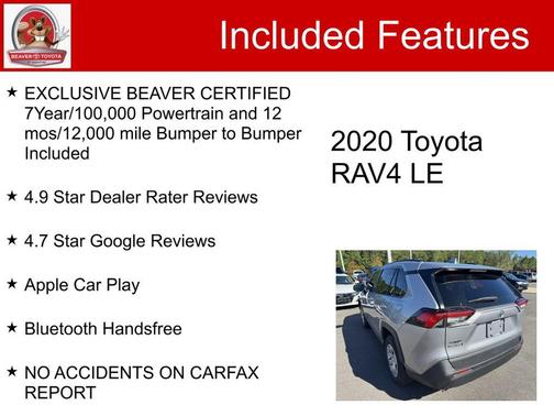 2020 Toyota RAV4 LE