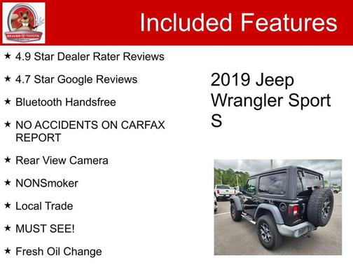 2019 Jeep Wrangler Sport S