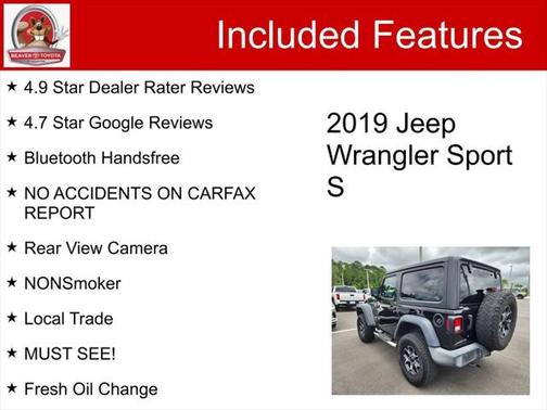 2019 Jeep Wrangler Sport S