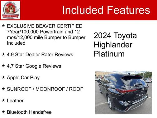2024 Toyota Highlander Platinum