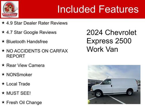 2024 Chevrolet Express 2500 Work Van