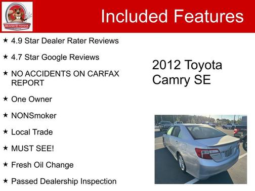 2012 Toyota Camry SE