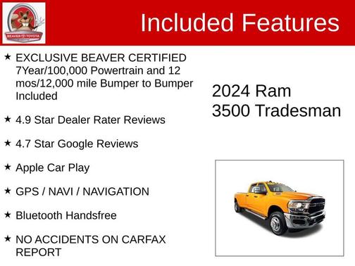 2024 RAM 3500 Tradesman Crew Cab 4x4 8' Box