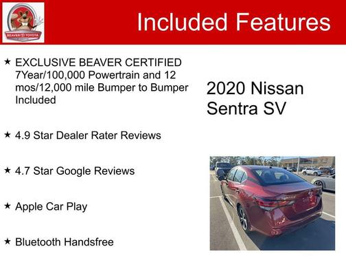 2020 Nissan Sentra SV