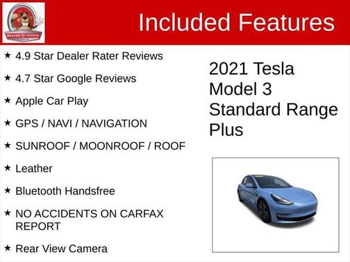 2021 Tesla Model 3 Standard Range Plus