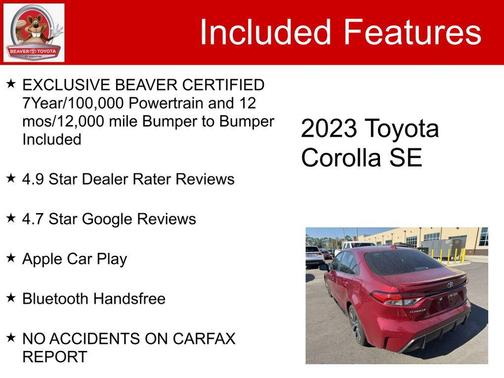 2023 Toyota Corolla SE