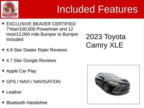 2023 Toyota Camry XLE