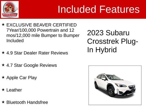 2023 Subaru Crosstrek Hybrid Base