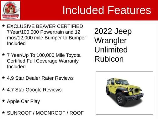 2022 Jeep Wrangler Unlimited Rubicon