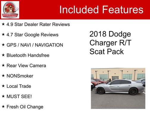 Billet Clearcoat 2018 Dodge Charger R/T Scat Pack