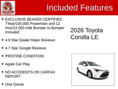 2026 Toyota Corolla LE
