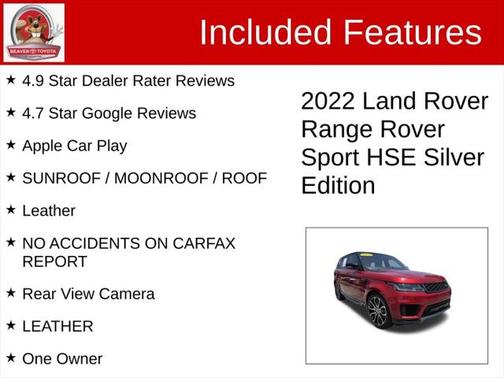 2022 Land Rover Range Rover Sport HSE Silver Edition