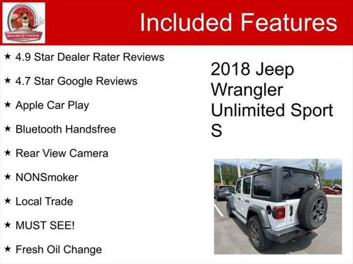 2018 Jeep Wrangler Unlimited Sport
