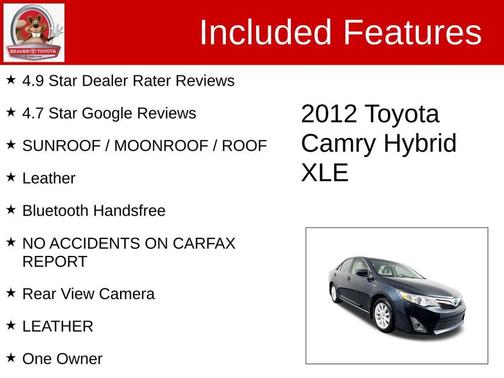 2012 Toyota Camry Hybrid XLE