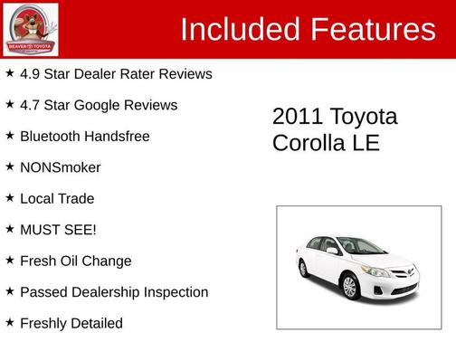2011 Toyota Corolla LE