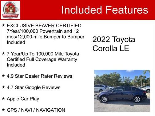 2022 Toyota Corolla LE