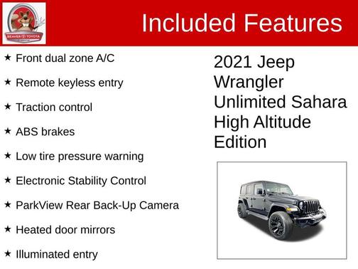 2021 Jeep Wrangler Unlimited Sahara