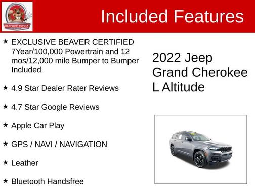 2022 Jeep Grand Cherokee L Altitude