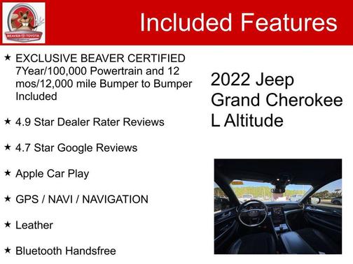 2022 Jeep Grand Cherokee L Altitude
