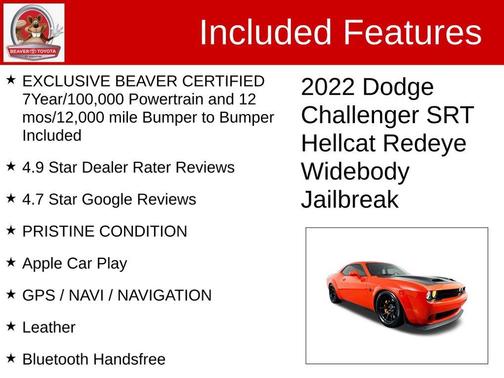 2022 Dodge Challenger SRT Hellcat