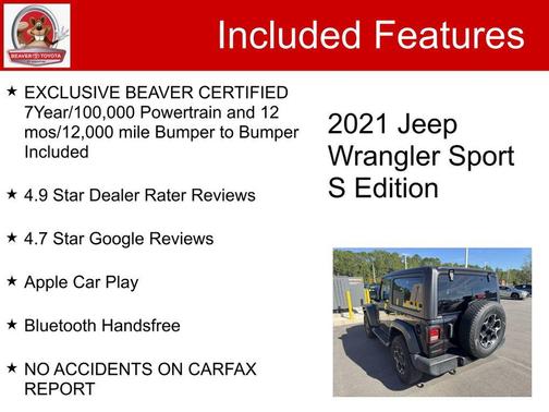 2021 Jeep Wrangler Sport S