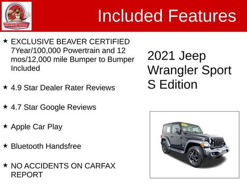 2021 Jeep Wrangler Sport S