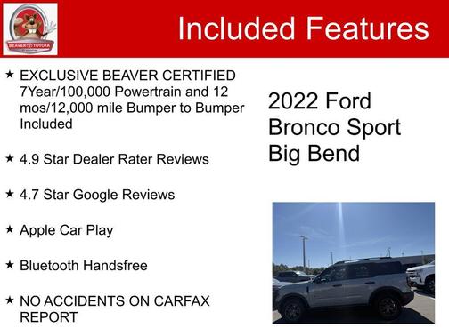 2022 Ford Bronco Sport Big Bend