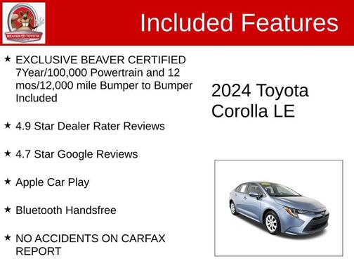 2024 Toyota Corolla LE