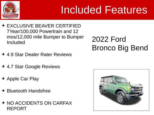 2022 Ford Bronco Big Bend