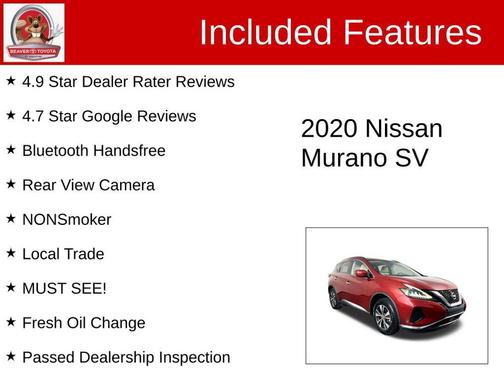 2020 Nissan Murano SV FWD