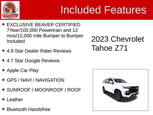2023 Chevrolet Tahoe 4WD Z71