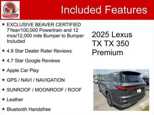 2025 Lexus TX 350 Premium