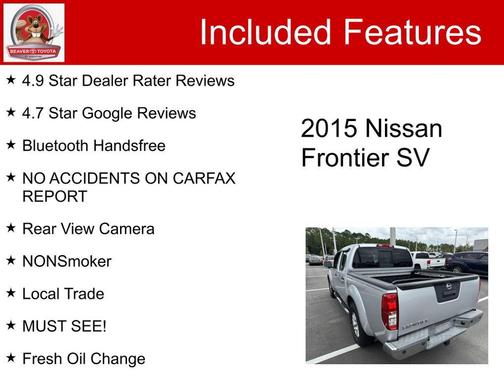 2015 Nissan Frontier SV