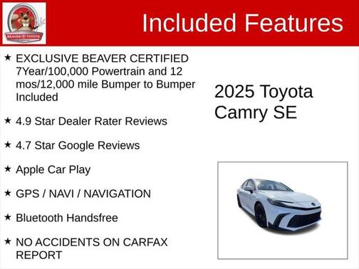 2025 Toyota Camry SE